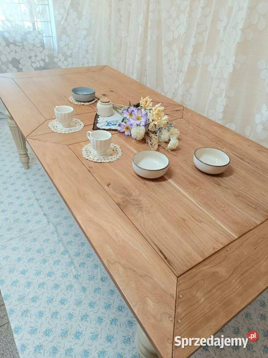 Stół rozkładany drewniany 100210290 duży lubelskie Dubeczno