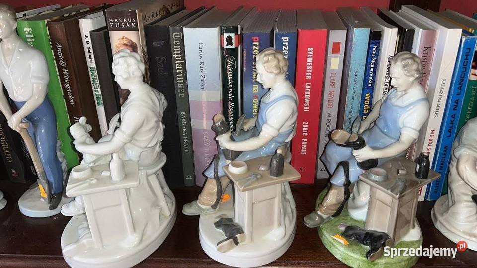 Figurka Szewc Carl Scheidig KG Turyngia Porcelana i szkło Gdańsk