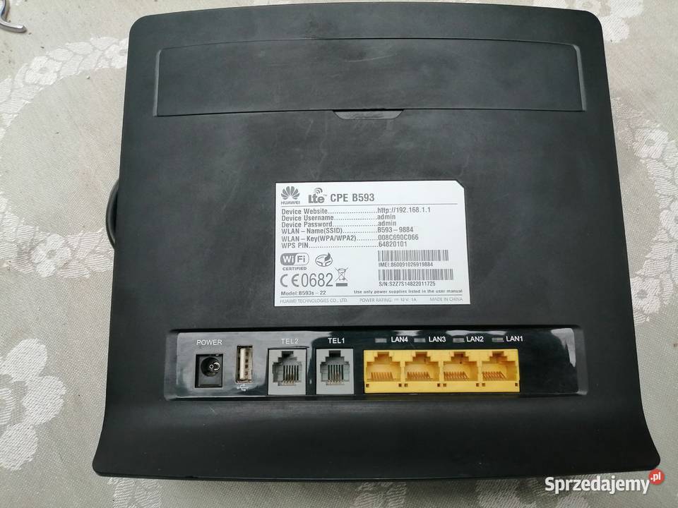 Router na kartę SIM Huawei CPE B593 LTE Bydgoszcz