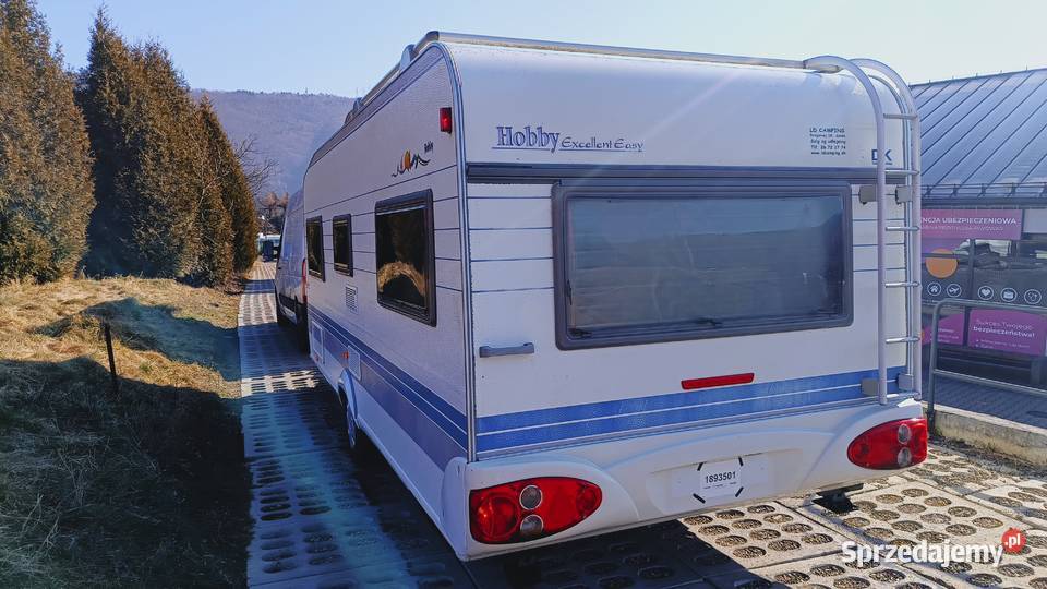 przyczepa kempingowa HOBBY campingowa kemping Międzybrodzie Bialskie