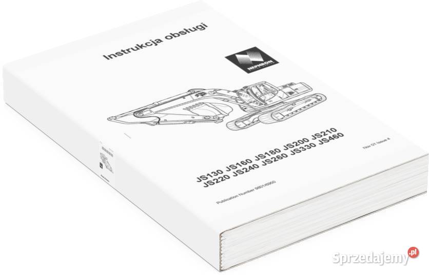 Instrukcja obsługi DTR JCB 540170 katalog napraw Pozostałe Szamotuły