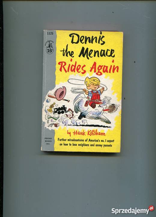 Dennis the Mence Rides Again Hank Ketcham Komiks Szczecin