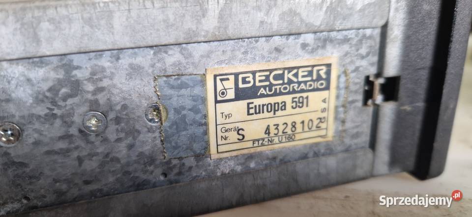 radio becker europa 591 Łódź