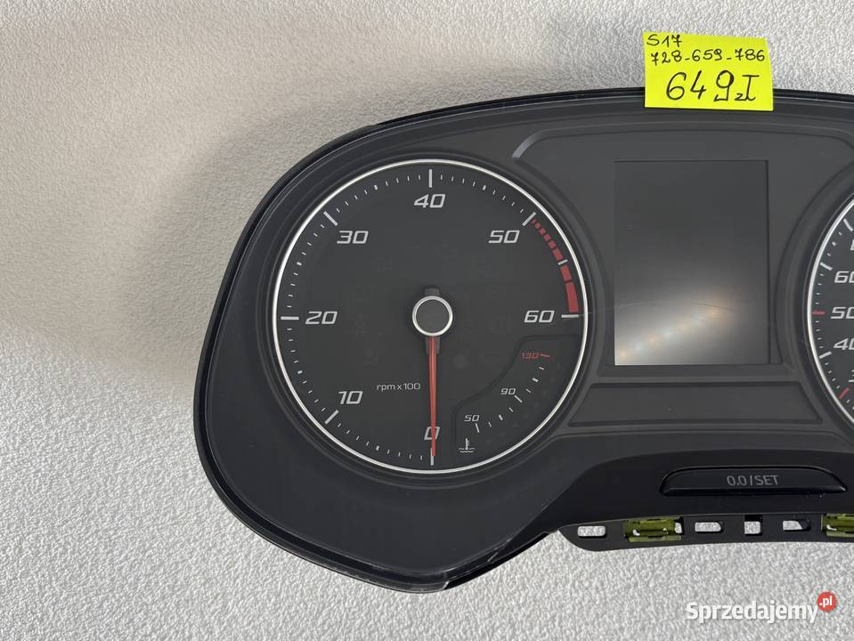 LICZNIK PREDKOŚCIOMIERZ ZEGARY SEAT LEON III Warszawa sprzedam