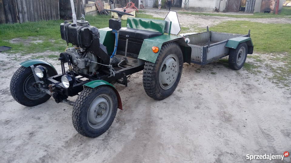 Sprzedam ciagnik sam es 7 z przyczepka sprzedam