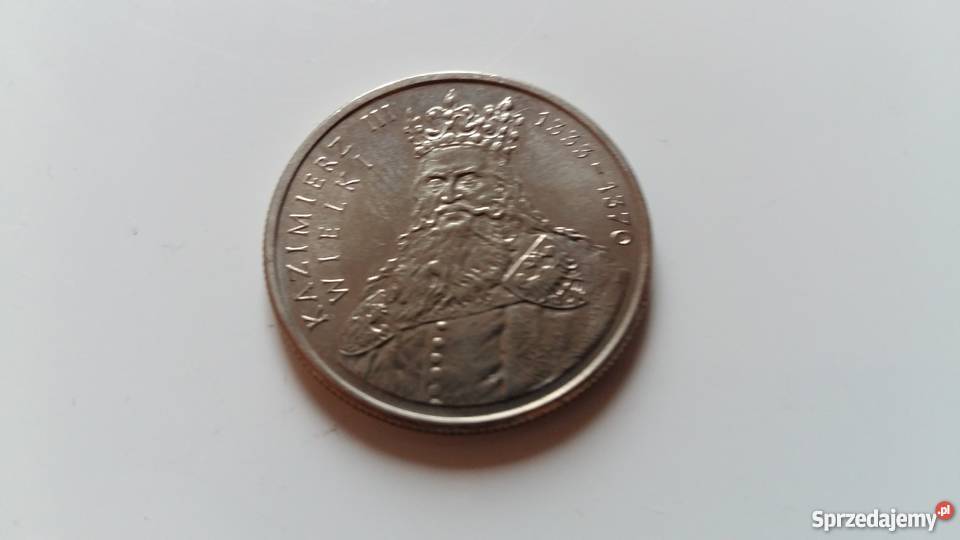 Moneta Kazimierz III Wielki 100 z 1987 Wrocław