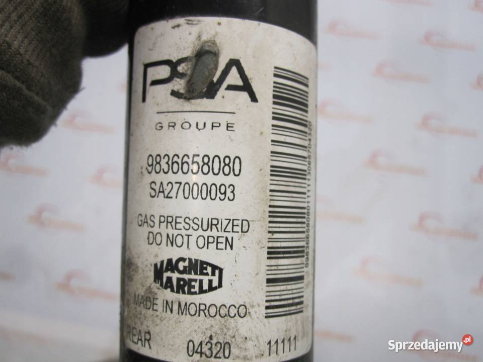 PEUGEOT 2008 II GT LINE 22r amortyzatory tył Amortyzatory