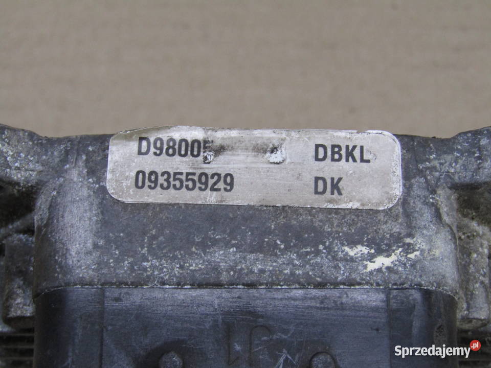 STEROWNIK SILNIKA OPEL ASTRA G ZAFIRA A 16 16V Mysłaków