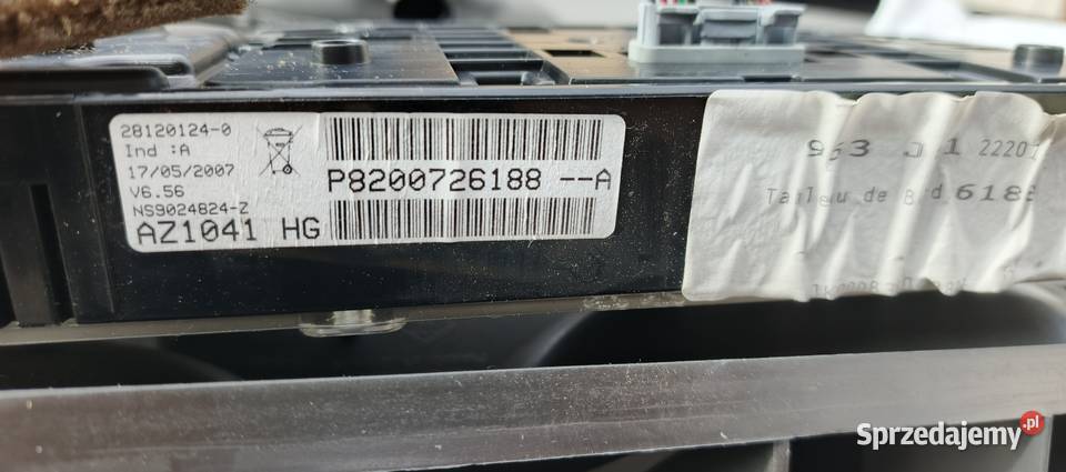 Liczniki Renault Espace 4 Lift P800726188A z osobowe