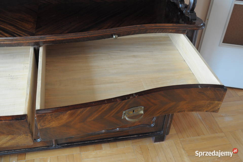 Kredens antyk Ludwik Filip mahoń koniec XIX w Zwierzyniec