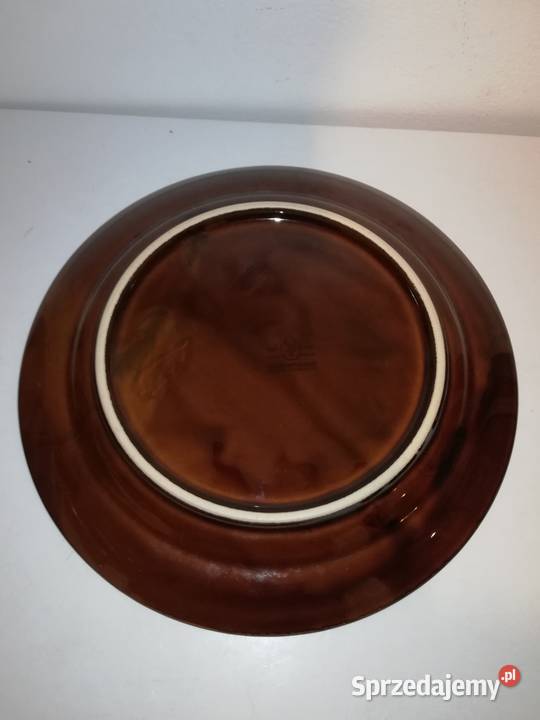 Porcelit Pruszków talerz brązowy Warszawa sprzedam