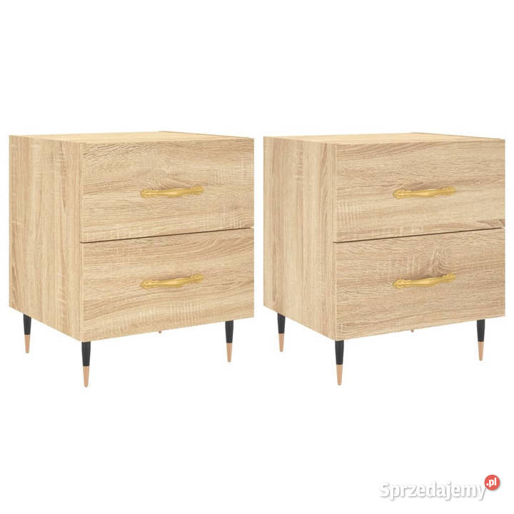 Szafki nocne 2 dąb sonoma 40x35x475 WM827267 Meble Warszawa