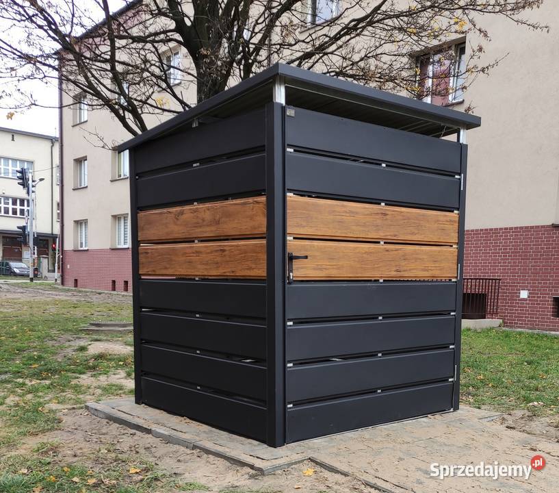 Nowoczesna Wiata Śmietnikowa Panelowa Drewutnia mazowieckie Radom