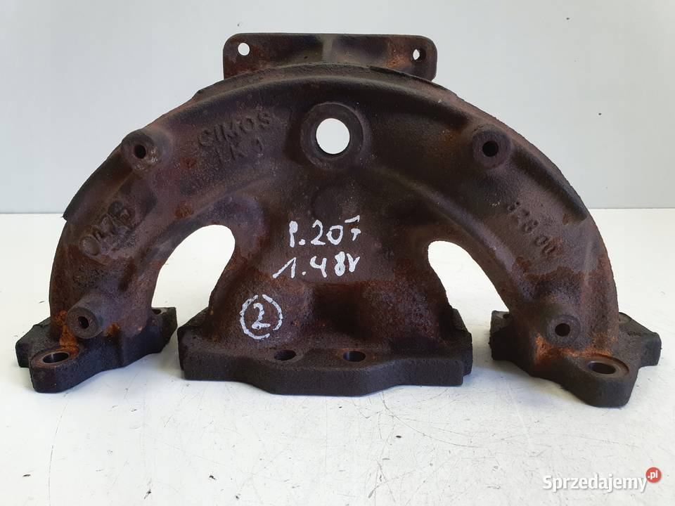 KOLEKTOR WYDECHOWY Peugeot 207 14 8V Rudka