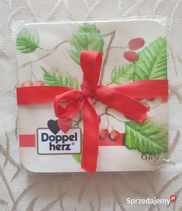 Podkładki pod szklanki Doppel herz Kraków