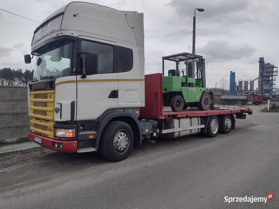 Usługi transportowe autolaweta transport maszyn Kluczbork