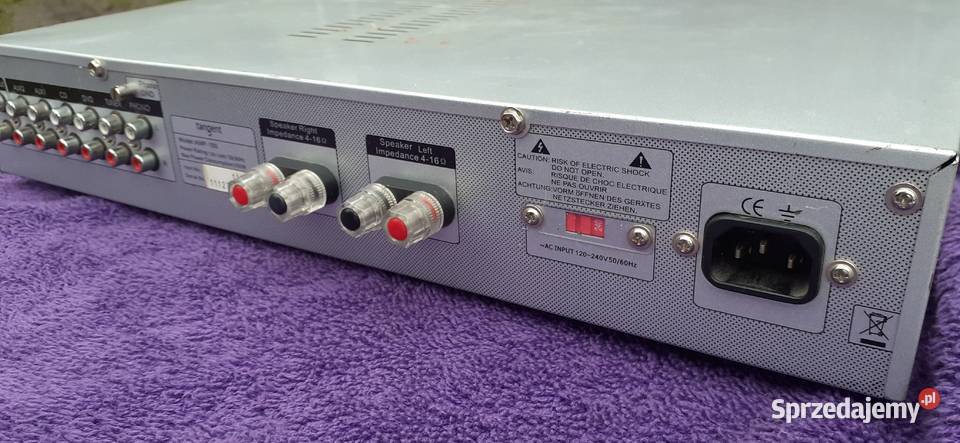 Wzmacniacz Tanqent 2x60W wyświetlacz LCD6 wejść2 Tuszkowo