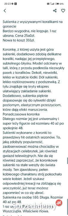 Piękna suknia elastyczna Spódnice i sukienki Tczew