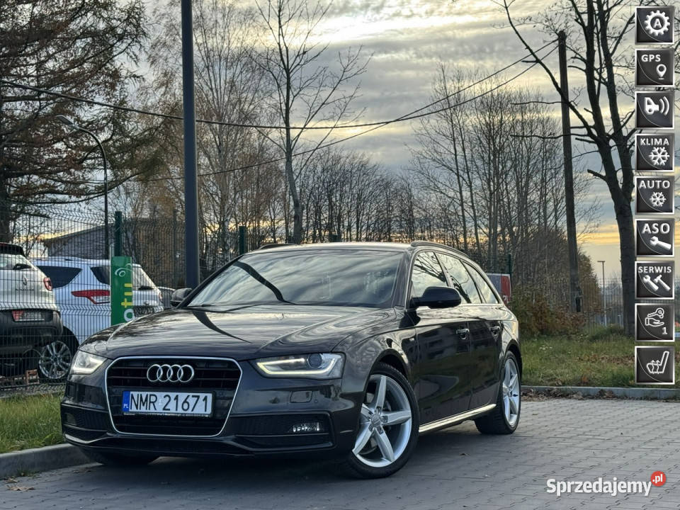 Audi A4 20 TDI 150 SLINE AUTOMAT LED Skóra automatyczna Mrągowo