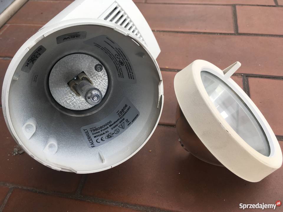 Lampa halogenowa szynowa sklepowa 35W Fagerhult mazowieckie Warszawa