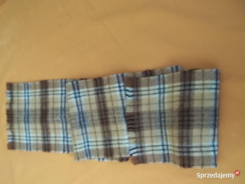 Szalszalik męski wełniany beżowy Galanteria i dodatki Łódź