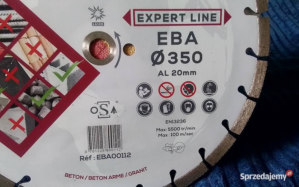 ODIAMprofesjonalna tarcza diamentowa 350mm Siemiatycze