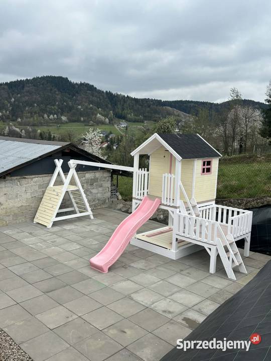 Domek dzieci plac zabaw tarasik Myślenice