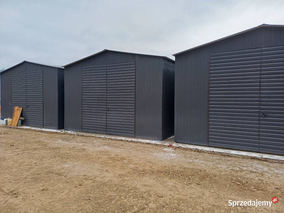 Duży Garaż Blaszany Garaże Blaszane Magazyn