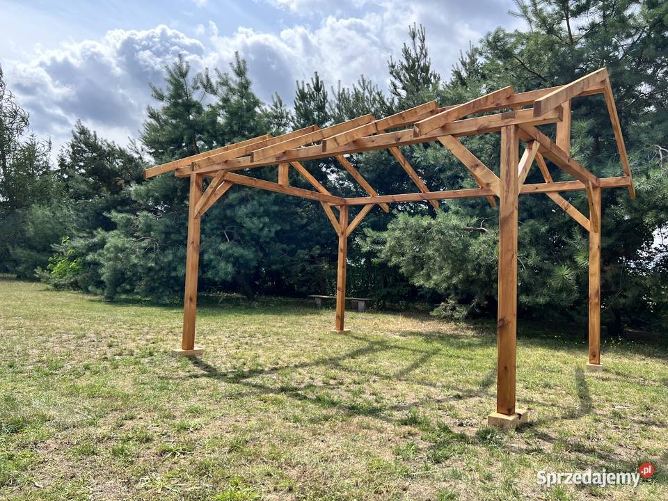 Altana drewniana zadaszenia tarasów tarasy Chojna
