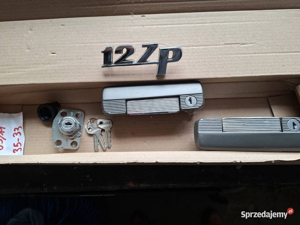 Fiat 127 mk 1 komplet klamek zamek bagażnika Skarżysko-Kamienna sprzedam