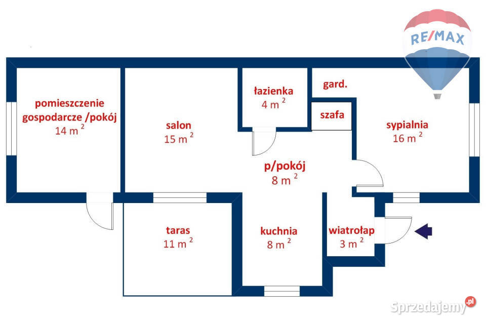 Dom 94 m na działce 770 m Teresin Lipowa Liczba pokoi 2