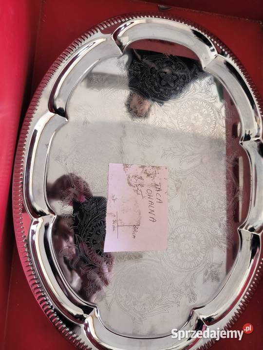 Taca vintage owalna że zdobieniami Wojcieszyn