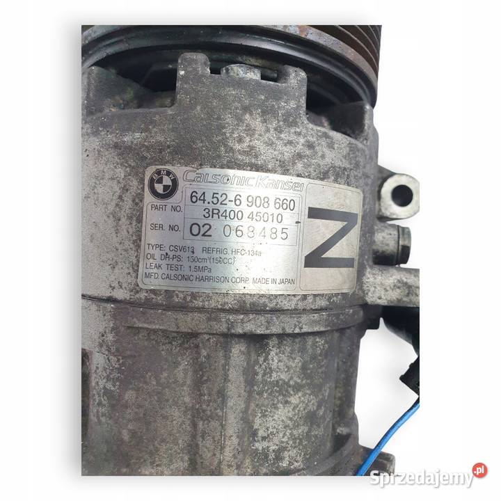 SPRĘŻARKA KLIMATYZACJI BMW E46 E83 316i 318i osobowe Chełm