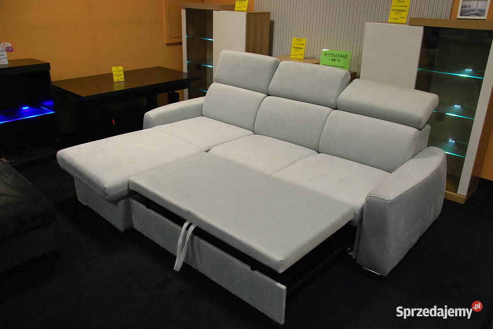 Narożnik 180x238 NOVARA Spanie Pojemnik Tk Narożniki Olesno sprzedam