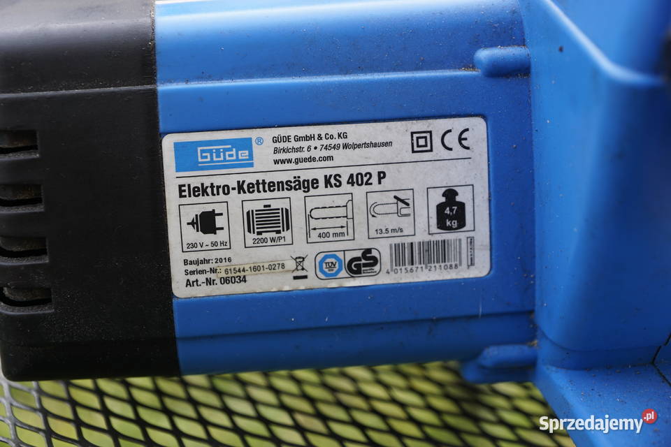 Elektryczna piła łańcuchowa GUDE KS 402 śląskie Bielsko-Biała sprzedam
