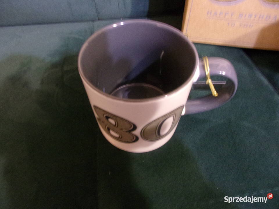 Super prezent angielski KUBEK na 80 URODZINY
