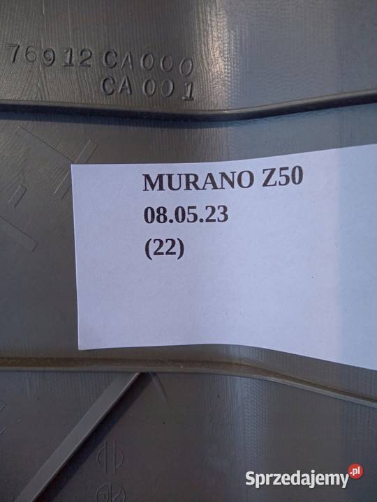 OSŁONA SŁUPKA LEWA PRAWA NISSAN MURANO Z50 osobowe wielkopolskie Nowy Tomyśl sprzedam