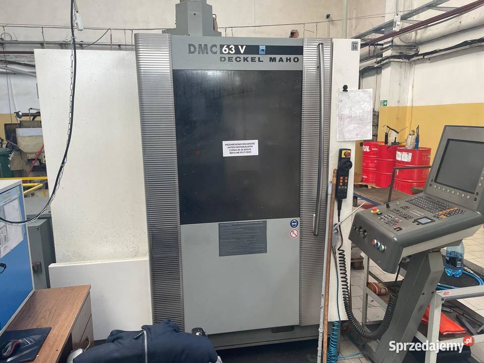 pionowe centrum obróbcze CNC Deckel Maho DMC 63 Bydgoszcz