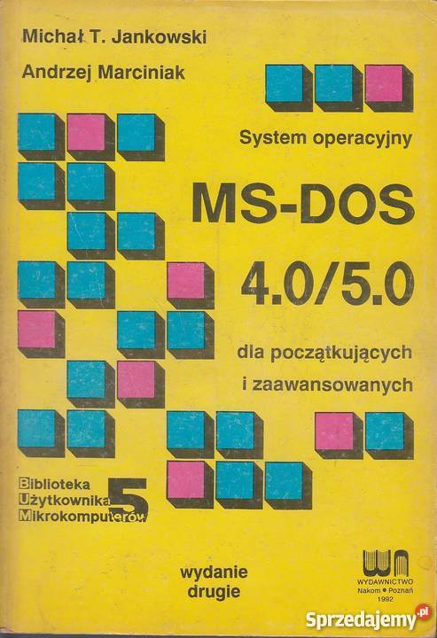SYSTEM OPERACYJNY MSDOS 4050 POCZĄTKUJĄCYCH śląskie Katowice