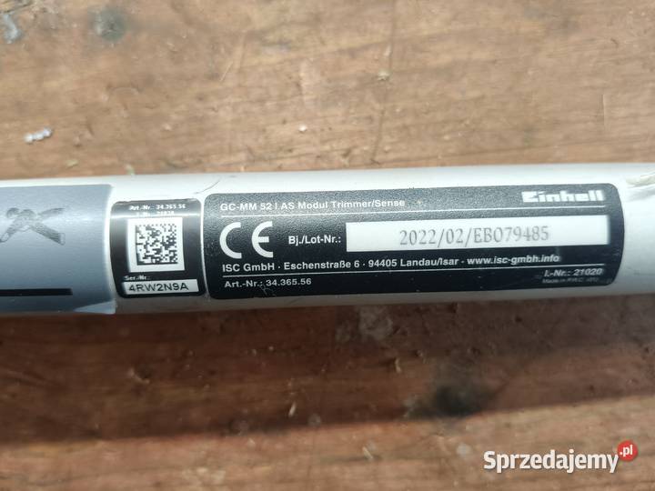 Przedłużka do podkaszarki spalinowej Einhell Końskie