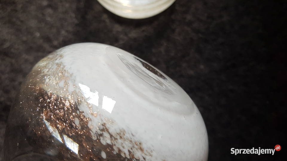 Dwie szklanki murano Antyki, Sztuka, Kolekcje Myszków