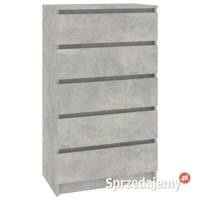 vidaXL Komoda szarość betonu 60x36x103 materiał Warszawa sprzedam