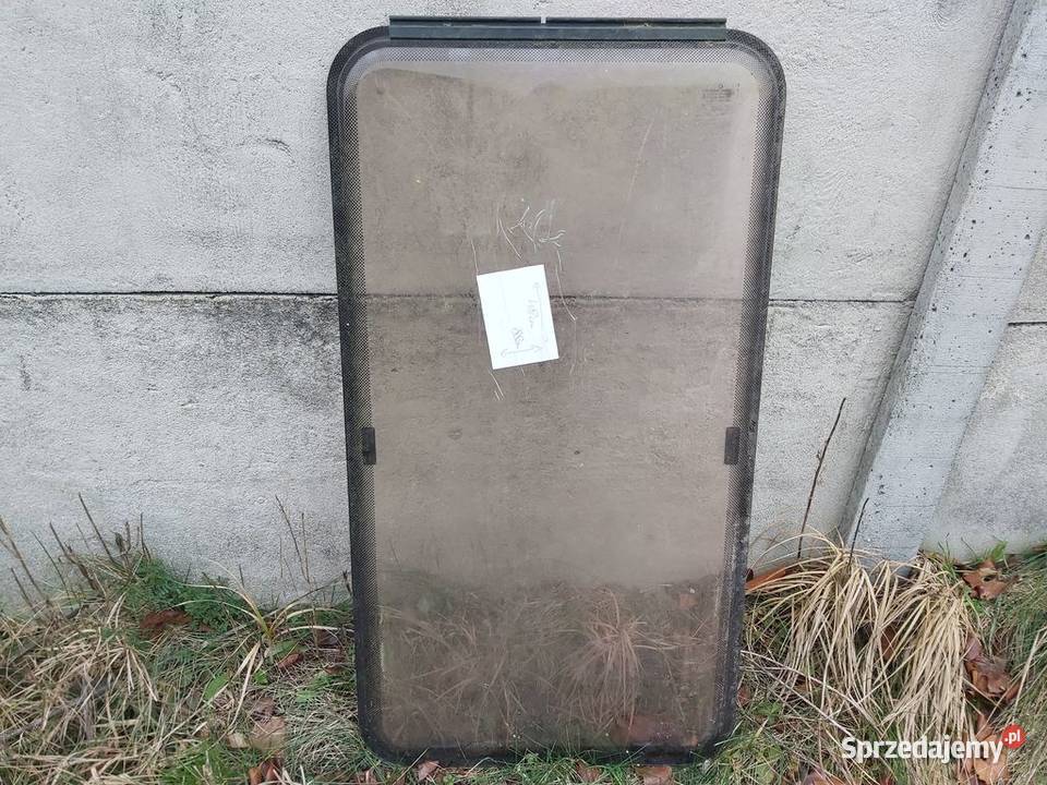 Okno szyba do przyczepy kempingowej 48x88 wielkopolskie Wiórek sprzedam