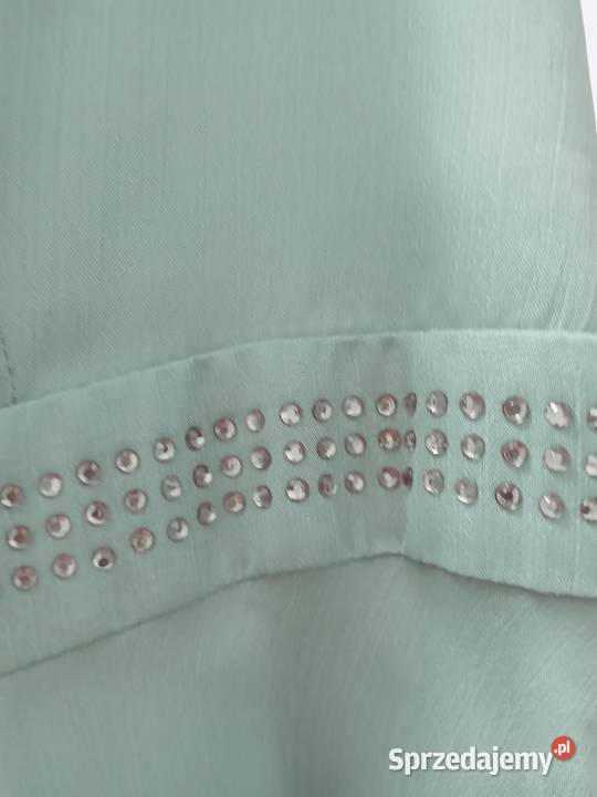 Elegancka zwiewna sukienka miętowa ORSAY 38 40 Bez wzoru Spódnice i sukienki Nowy Sącz