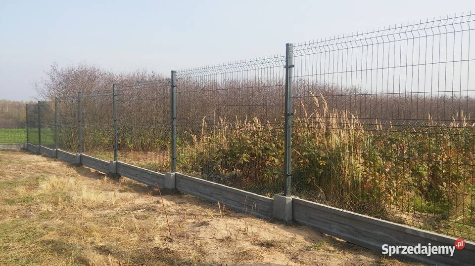 Ogrodzenia Panelowe Panel Panele Montaż Sienno