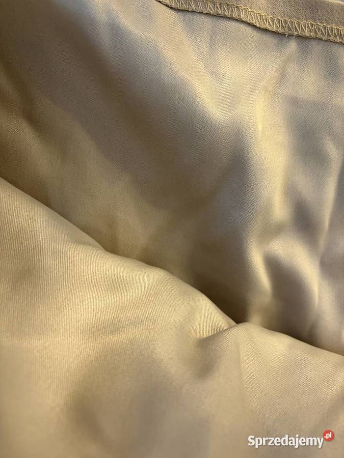 Spódnica materiałowa beżowa zamszowa Spódnice i sukienki Jasło