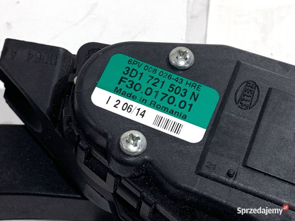 POTENCJOMETR GAZU VW PHAETON 3D1721503N 30 240 Układ elektryczny, zapłon