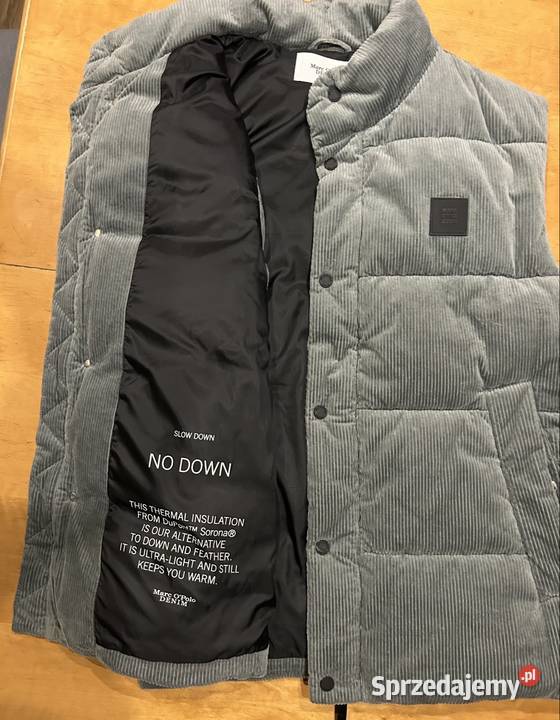 Kamizelka sztruksowa XL ciepła z puchu Opole sprzedam