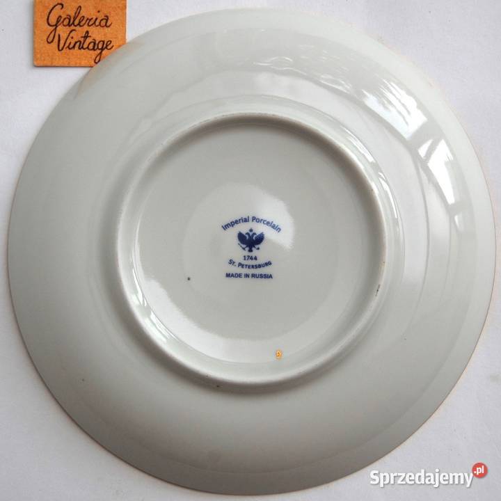 Spodek z porcelany brzózki porcelana Łomonosow Filiżanki i spodki lubelskie Lublin