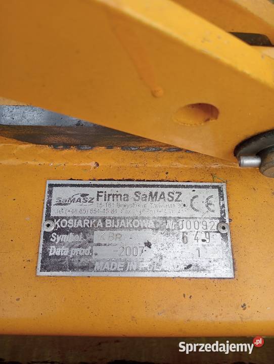 Kosiarka bijakowa tylno boczna mulczer Maszewo